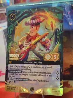 Disney Lorcana Woody - Jungle Guide Top 8 Set Championship Promo Enchanted - Image 4