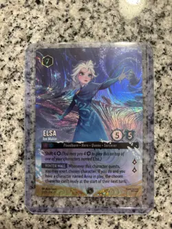 Elsa - Ice Maker (Foil) Top Prize Disney Lorcana Promo Card - Image 1
