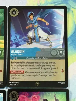 Disney Lorcana Reign of Jafar League Play OP FOIL PROMO Cards Set of 5 - Image 3