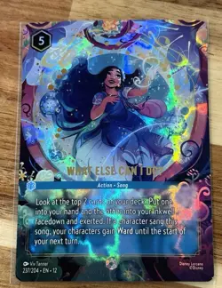 Disney Lorcana Wilds Unknown What Else Can I Do Enchanted 237/204 - Image 1