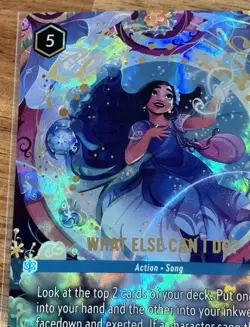 Disney Lorcana Wilds Unknown What Else Can I Do Enchanted 237/204 - Image 2