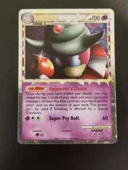 Slowking 85/90 HGSS Undaunted Prime Rare LP Pokemon 2010 - Image 1