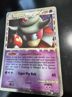 SLOWKING 85/90 PRIME RARE HGSS UNDAUNTED POKEMON HOLO - Image 2