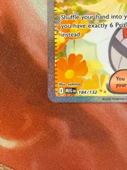 Lillie's Determination Pokemon Card SIR 184/132 Mega Evolutions ENGLISH - Image 2