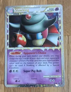 Pokemon TCG Slowking Prime Undaunted Holo Card 85/90 NM - Image 1