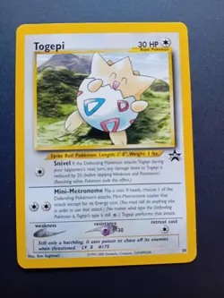 Pokemon Card: Wizards Black Star Promo: Togepi 30 - Image 1