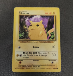 Pokemon TCG Pikachu 27/53 Wotc Promo Regular Promo Pokemon Card E3 Damaged - Image 1