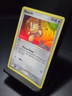 Meowth 77/113 LP/NM Reverse Holo EX Delta Species Stamped Pokemon Card - Image 3