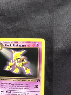 Pokemon Cards: Team Rocket 1st Edition Rare: Dark Alakazam 18/82 - Image 3