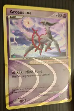 Arceus AR7 Platinum Holofoil Card Rare - Image 1