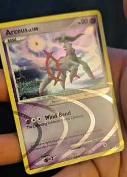 Arceus AR7 Platinum Holofoil Card Rare - Image 2