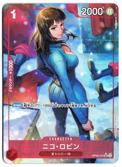 One Piece Card Japanese Nico Robin Full Art 010 NM - Image 1