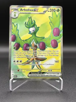 Pokemon TCG Arboliva EX 207/182 Full Art Destined Rivals Card - Image 1