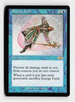 Energy Field Rare Urza's Saga Magic: The Gathering Cards - Image 1