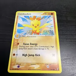 Pokemon Card - Combusken Crystal Guardians 16/100 Reverse Holo Rare Stamped 🔥 - Image 1