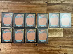 Magic the Gathering Chocobo Track Foil Lands Lot of 10 Japanese Cards - Image 2