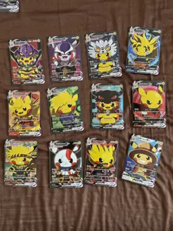 Pokemon Anime Holographic Cosplay Pikachu Cards Set Of 55 (FAN ART) sealed - Image 2