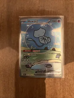 Mew EX 232/091 Bubble Mew Holo Card Sv: Paldean Fates Sir Near Mint NM Condition - Image 1