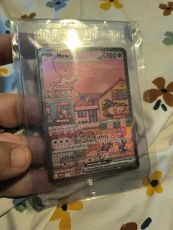 Mew ex 053 Scarlet & Violet 151 UPC Black Star Promo Card Holo Sealed - Image 3