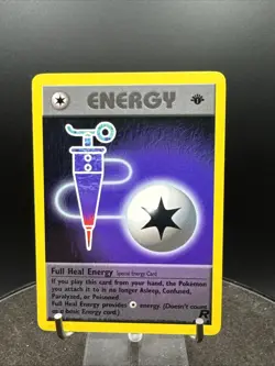 1st Edition Full Heal Energy 81/82 Uncommon Team Rocket WOTC Pokemon Cards - Image 1