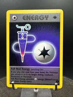 1st Edition Full Heal Energy 81/82 Uncommon Team Rocket WOTC Pokemon Cards - Image 2