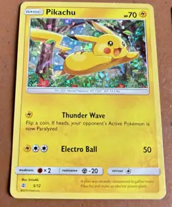 5x 2017 McDonald's Pokemon Cards including Pikachu and Meowth - Image 2