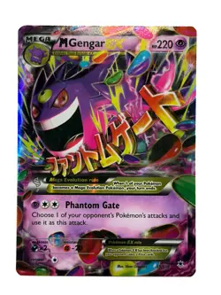 Pokemon 2014 XY Phantom Forces Mega Gengar EX Card 35/119 NM Condition - Image 1
