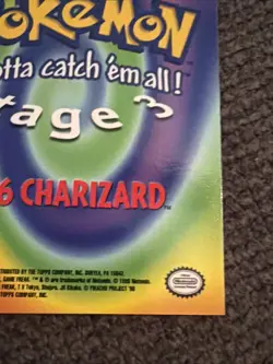 Pokemon Topps Charizard E6 of 12 Stage 3, Blue Label Non-Holo Card #06 - Image 3