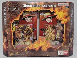 One Piece Card Game Illustration Box Vol. 5 OP 13 Portgas D. Ace Sabo Promo Box - Image 1