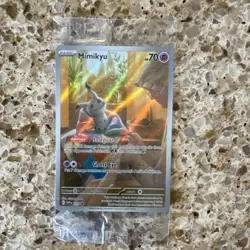 Pokemon TCG SEALED Mimikyu Promo Holo SV: Scarlet & Violet Paldean fates - Image 1