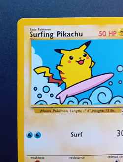 Pokemon Card: Wizards Black Star Promo: Surfing Pikachu 28 - Image 3