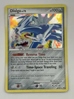 Dialga 5/127 Platinum Holo Rare Pokemon Card LP - Image 1