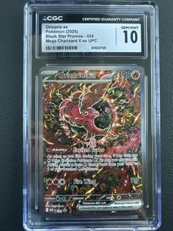 Pokemon TCG Oricorio Ex 024: CGC Gem Mint 10 Black Star Promo Holo EN - Image 4