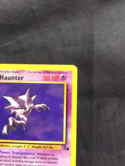 Pokemon Cards: Fossil 1st Edition Rare: Haunter 21/62 - Image 3