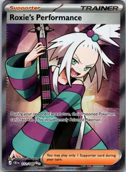 Roxie's Performance 112/086 Ultra Rare Chaos Rising Pokemon Holo Near Mint - Image 1