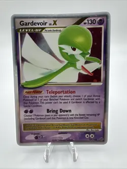 Gardevoir LV.X - Secret Wonders (SW) Pokemon Card 131/132 Holo Swirl - Image 3