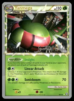 Yanmega 98/102 Ultra Rare World Championship Decks Pokemon Lightly Played - Image 1