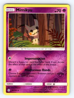 2019 Pokemon Mimikyu #96/236 Reverse Holo Uncommon - NM 💎 - Image 1