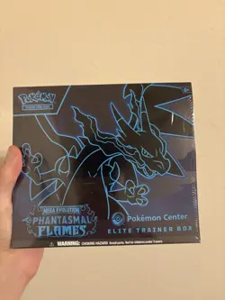 Pokemon TCG Phantasmal Flames Pokemon Center Exclusive ETB Elite Trainer Box - Image 1