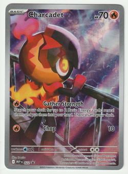 Charcadet 022 NM Pokemon TCG Illustration Rare Mega Evolution Promos Holo - Image 1