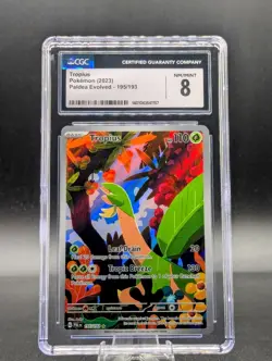 Tropius 195/193 CGC 8 Illustration Rare 2023 Paldea Evolved Pokemon Card #195 - Image 1
