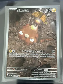 Stunfisk 202/191 Illustration Rare Surging Sparks Pokemon NM/M - Image 1