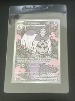 Pokemon Houndstone Illustration Rare Holo 145/132 Me01: Mega Evolution - Image 3