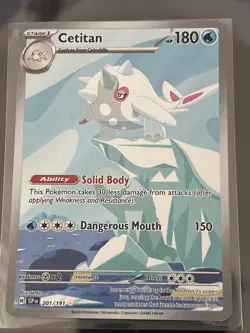 Cetitan 201/191 Illustration Rare Surging Sparks Pokemon NM/M - Image 1