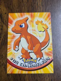 #05 Charmeleon - Pokemon Topps Card - Green Logo - Image 1