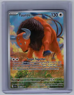 Tauros 096/086 Holo Illustration Rare Chaos Rising Pokemon Near Mint - Image 1