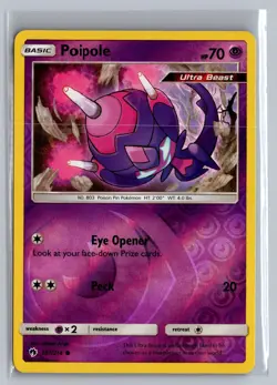 Poipole 107/214 Common Lost Thunder Pokemon Reverse Holo Near Mint - Image 1