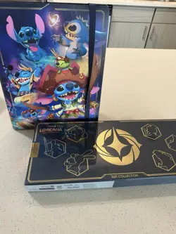 Disney Lorcana D23 2024 box set SEALED with mystery cards and stitch card binder - Image 1
