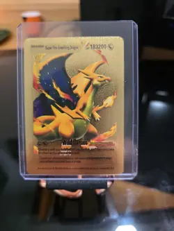 Super Fire-Breathing Dragon Charizard Hp 183200 Fan Gold Card 083/110 - Image 1