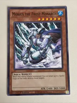 Yugioh - Mobius the Frost Monarch x 3 - 1st Edition NM - Plus Free Holo Card - A - Image 3